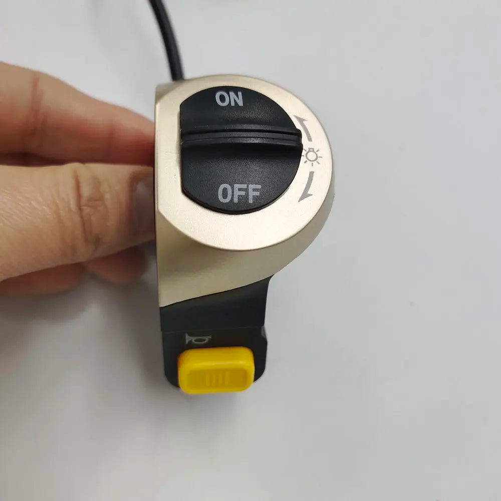 Light&Horn Switch Electric Bike Scooter Mtb Minimotorcycle Parts On-Off BUTTON for Frontlight&horn Mobility Tricycle Diy Parts