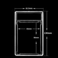 Ultrasonic Clear Plastic Sports Cards Display Holder Graded Trading Card Case for Collections