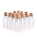 2023 Wholesale Mini Small Glass Cosmetic Vial Container Bottle with Cork Stoppers for Labeling Manufacture 100pcs Minimum Order