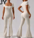 2025 Hot Sale Breathable Customized Logo Body Tight Quick Dry Yoga  Yoga Jumpsuit Dress Women Slimming Sports Fitness Wear