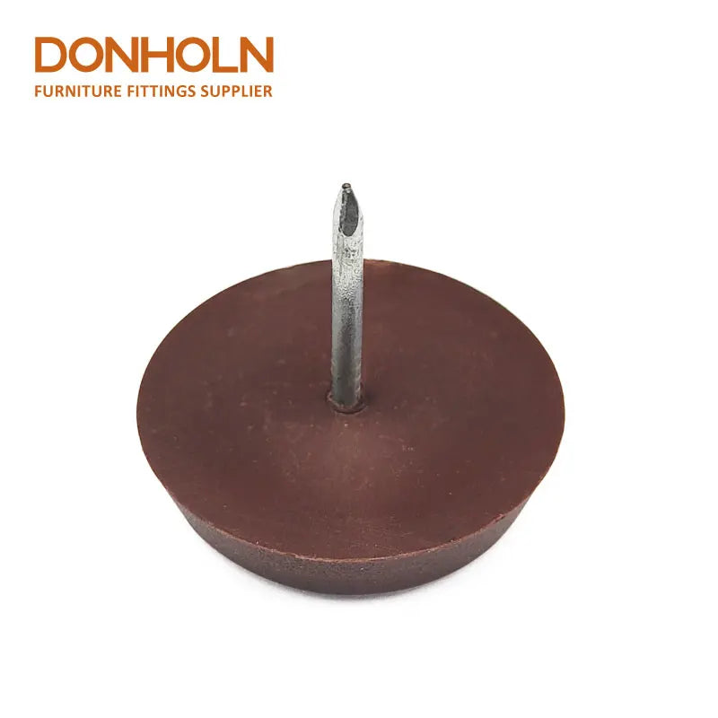BP8045 Furniture Protect Nails on Felt Chair 26mm Brown Glide Non-slip Sofa Foot Nail
