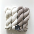 Lotus Yarns Undyed Pure Cashmere 2ply/4ply/8ply  Lace/Fingering/DK/Aran Weight Hand Knitting Yarn for Hand Dye