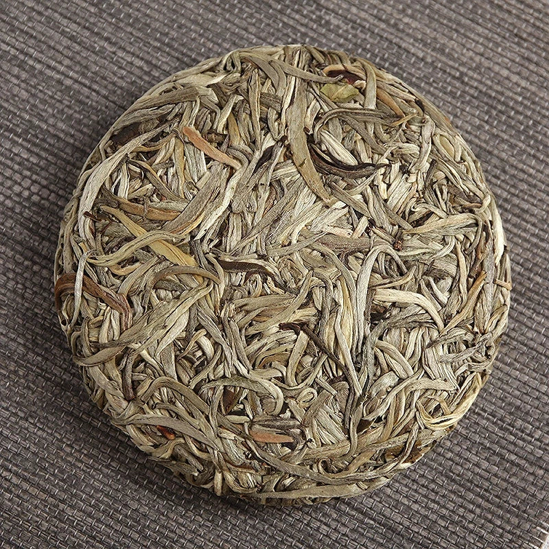 Yunnan White Tea Baihao Yinzhen White Hair Silver Needle 100g Small Cake Moonlight Beauty White Tea Moonlight White Tea Cake