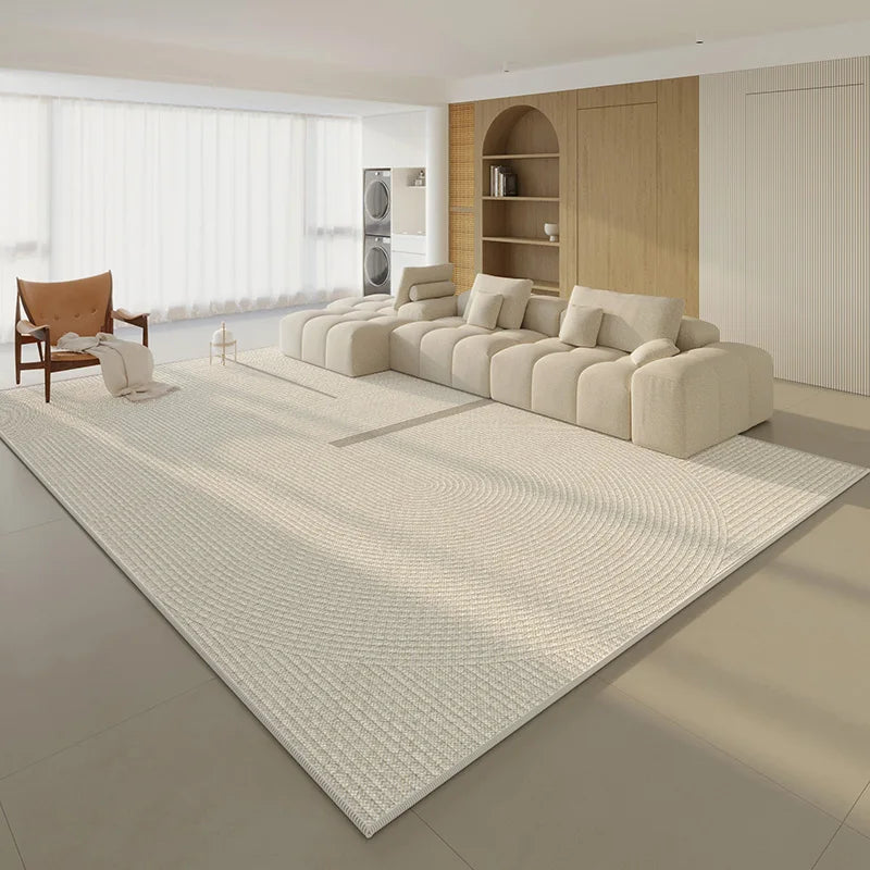 High-end Minimalism Washable Erasable Bedroom Sofa Coffee Table Mat Living Room Can Be Customized Loop Pile Large Area Rugs