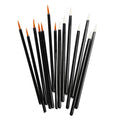 New Nylon Disposable Eyeliner Brush Beauty Nail Brush Makeup Tools Lipliner Brush Applicator Black Makeup Tools
