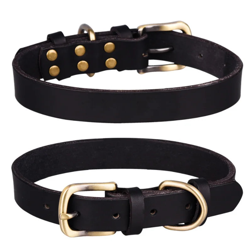 Wholesale Cow Real Large Dog d Ring Dog Collar