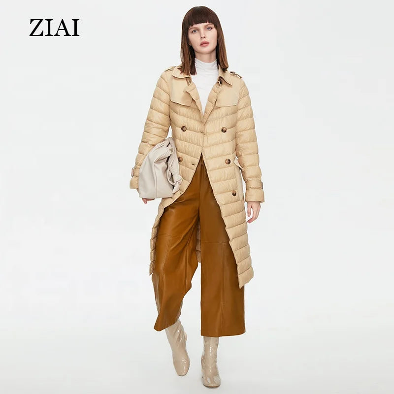 Wholesale Light Fragrant Wind Down Jacket Women Short White Goose Down Korean Fashion Warm Jacket Winter