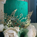 Eid Mubarak Mirror Gold Acrylic Cake Topper for Eid Ramadan Party Cake Decoration Quality Cake Decorating Supplies