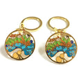 Keychain China Supplier Wholesale Custom Shape Souvenir Custom Made Enamel Round Shapesd Metal Keychain