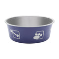 Rubber Base Anti-Slip Double Walled Vacuum Insulated Single Stainless Steel Basic Cat Pet Dog Food and Water Feeding Bowl