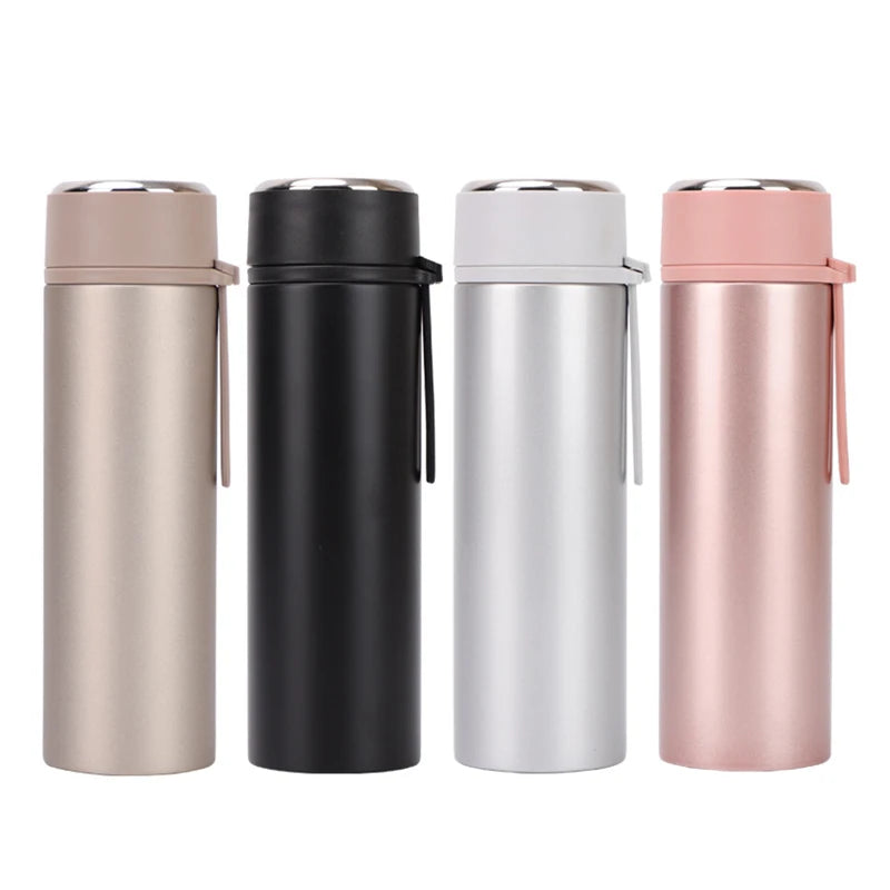 2024 Wholesale Portable 450ml Stainless Steel Insulated Thermos Customized Vacuum Flask Metal Termos Sports Office Water Bottle