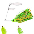 Wholesale 10g Jig Lead Head Spinner Baits Spoon Fishing Lures PVC Plastic ABS Metal Rubber Skirts for Fly Saltwater Lake