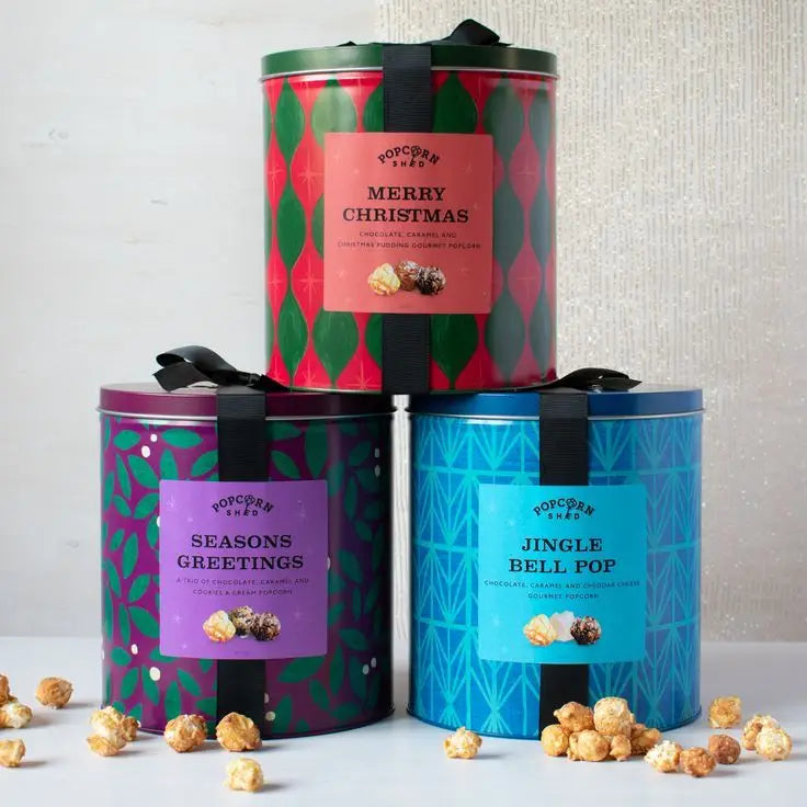 2 Gallons Custom Luxury Popcorn Metal Tin Container Cylinder Recycled  Food Grade Tinplate Gift Bucket