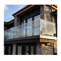 Reilbu Led Glass Outdoor Stainless Glass Railing Post Modern Design for Balcony