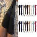 Wholesale Custom Over Women Long Knee High Color Socks Winter Thermal Socks Cotton Young Long Women Thigh High Socks for Ladies