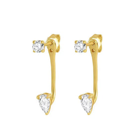 Anti Allergy Jewelry Ladies 925 Sterling Silver Earrings Zircon Diamond Hook Shape Earring Set for Women Girls