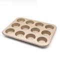 Hot Sale 12 Cavities Premium Non-Stick Bakeware Muffin Top Baking Pan Great for Eggs  Corn Bread and More
