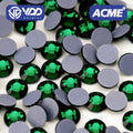 VDD 022 Emerald ACME Top Quality Hot-Fix Glass Rhinestones Crystal Flatback Glitter Stones for Garment Decoration