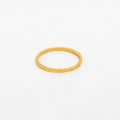 Joolim Jewelry Wholesale 18K Gold Plated Hammered Dainty Stainless Steel Rings for Women Rings