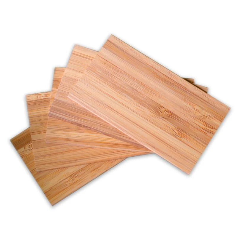 Customized Natural Wood Bamboo Laser Name Card