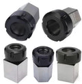 ER25 ER32 ER40 Square and Hexagon 5C Collet Chuck Block Holder  Machine Tool Accessories