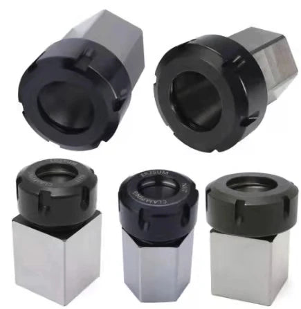 ER25 ER32 ER40 Square and Hexagon 5C Collet Chuck Block Holder  Machine Tool Accessories