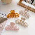9.5CM New Arrived Elegant Ins Fashion Women Hair Clip Accessories Hollowed Geometric Large Size Acetate Hair Claw