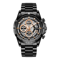 Luxury Men Quartz Watch Stainless Steel Butterfly Buckle Fashion Watch Men Fashion Sport Watches Business Wristwatches