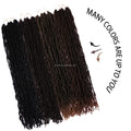 AliLeader New Nu Soft Locs Crochet Hair Pre-Looped Synthetic 36\" Braids for Women Single Weft Faux Locs