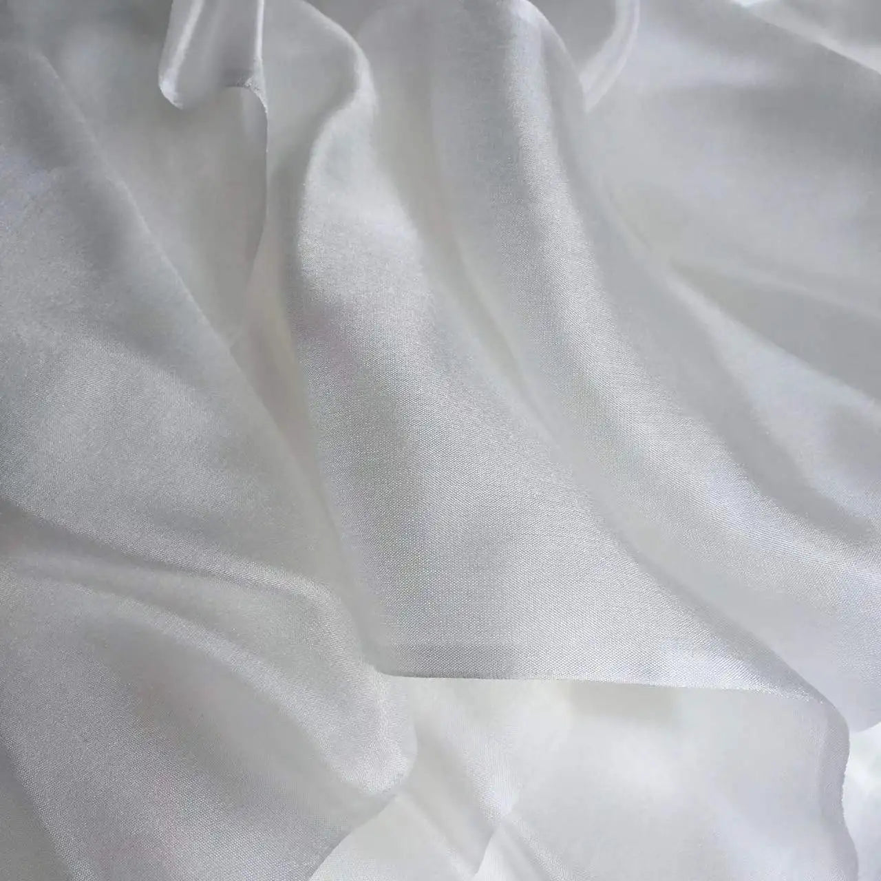 Factory Direct Pure Silk Satin Pongee Fabric Dress Plain Bow Wedding Dressing Scarf Bamboo Silk