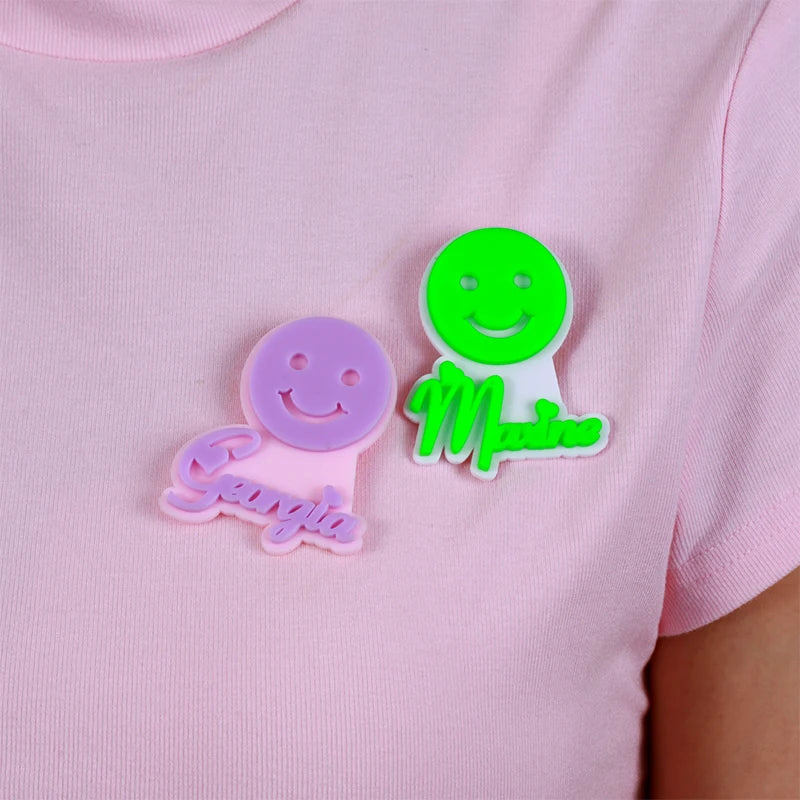 Custom Design Your Own Metal Crafts  Badge Brooch Clothing
