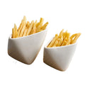 Three Dimensional Folded French Fries Ceramic Bowl Creative Hotel Tableware for Snack Dish Dipping Sauce Seasoning Dish Home