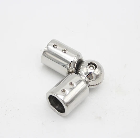 Durable Diameter 19/25 mm Brass/stainless Steel Glass Shower Door Hinge Pipe Fittings Round Tube Corner Adjustable Connectors