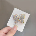 Fashion Rhinestone butterfly Baby Hair Bow Hair Accessories Clips for Women