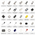 Factory Direct Supply Metal Lanyard Hook Plastic Buckle Clip Lanyard Accessories