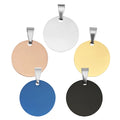 Custom Your Logo Gold Stainless Steel Metal Craft Blank Charm Plain Dog Tags