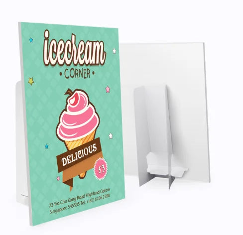 A5 Foam Board Table Standee for Retail Business Essentials