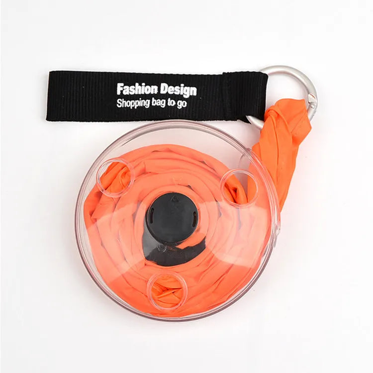 Reusable Storage Bag Large Capacity Folding Shopping Bag With Storage Hook Mini Organizer Shopping Bag to Roll up