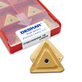 For DESKAR TPXR2204PDSR-FM-LF6028 CNC Router Tools Triangle Shaped Milling Cutting Inserts Carbide Material PVD Coating OEM