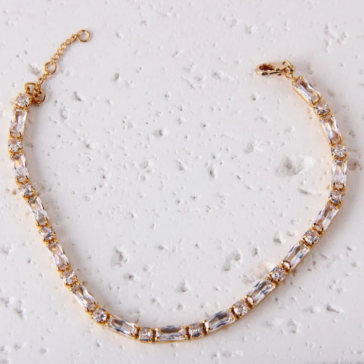 Fashion Brass Cz Bracelet Jewelry Women Geometry Shape AdBraceletsustable Friendship Bracelet Bangles