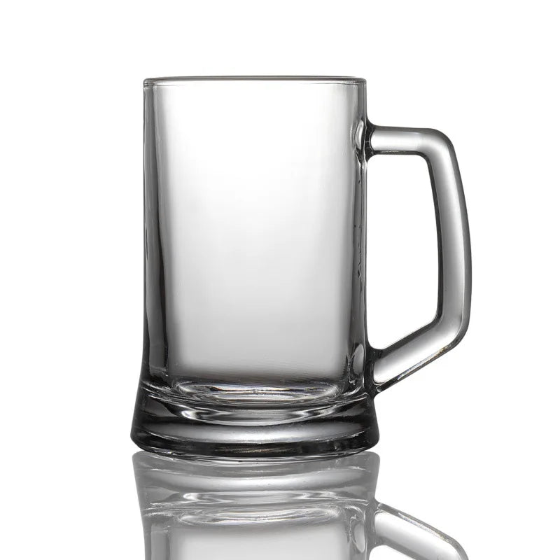 New Coming Olive Modern Design Beer Mugs Glass Dishwasher Safe for Household Party Use