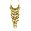 Exaggerated Chunky Rivet Necklace Luxury Rhinestone Long Clavicle Chain Jewelry Women