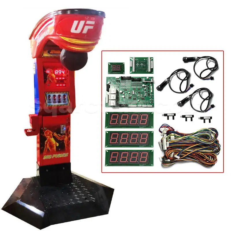 Coin-operated Game Street Amusement Park Hammer Boxing Machine Arcade Boxing Punch Machine DIY Kit