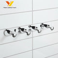 Hotel-Grade Bathroom Accessories Wall Hanging Clothes Hooks with Coat Rack and Towel Hook