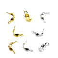 Diy Jewelry Findings Accessories Stainless Steel Calotte Ends Knot Covers Double Closed Loops Clamshell Bead Tips