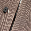 Modern Design WPC Wood Plastic Composite Decking with T Clips and Screws Flooring Clips for WPC Plastic Deck Floor Clipping