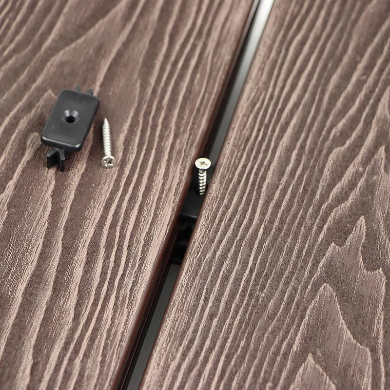 Modern Design WPC Wood Plastic Composite Decking with T Clips and Screws Flooring Clips for WPC Plastic Deck Floor Clipping