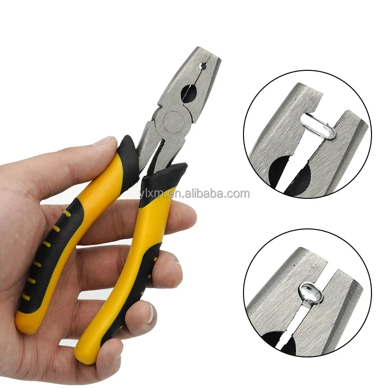 Pet Bird Cage Assembly Clamp Plier Fasten Crimping Tool Bird Cat Dog Rabbit Chicken Poultry Cages Installation Plier