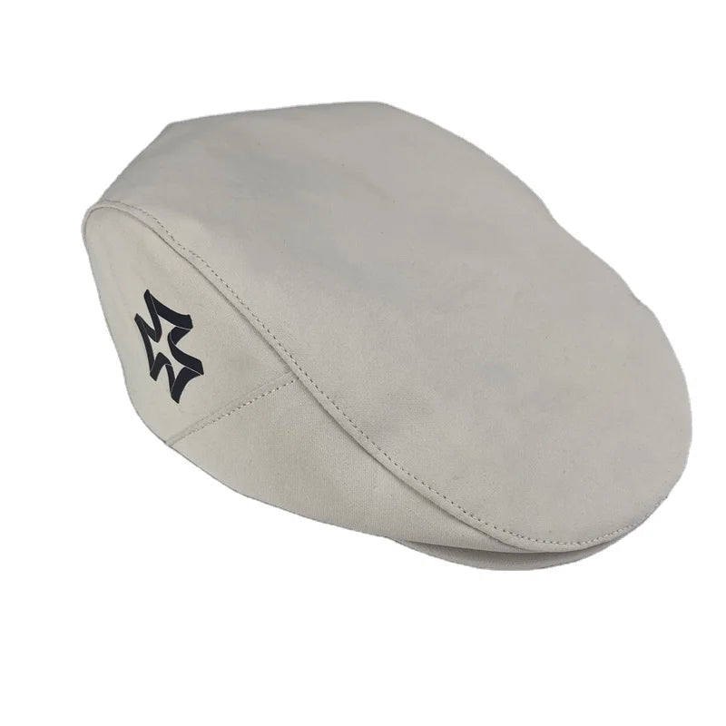 Casual Beret Hat for Men Flat Peaked Cap Male Spring Autumn Scottish Beret Cabbie Newsboy Cap Adjustable