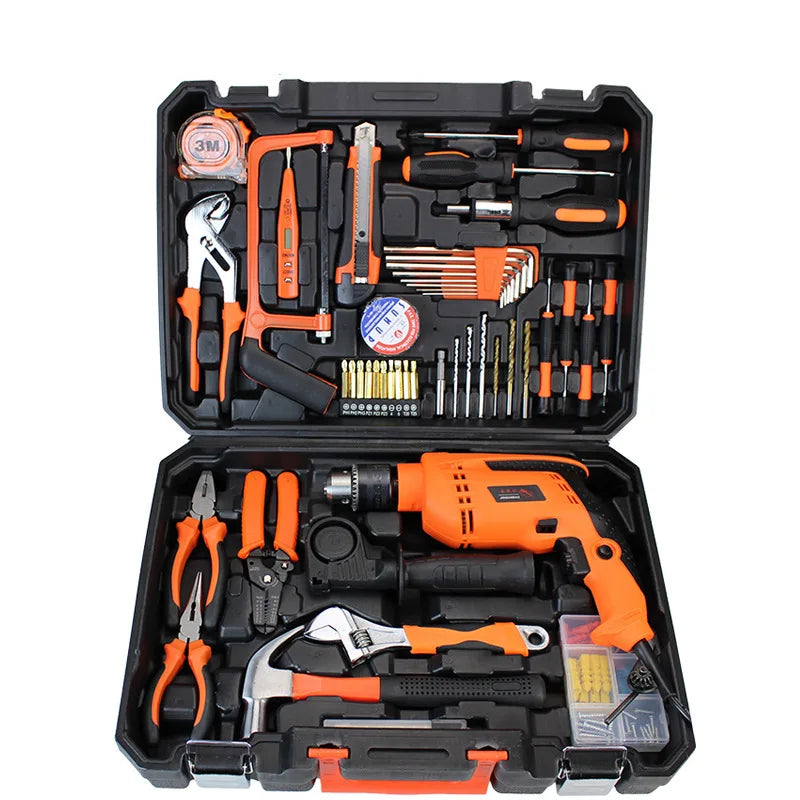Home Power Tools Screwdriver Combination Kits Household Repair Toolkit Electric Drill Sets Hand Tool Set Manual Toolbox OEM